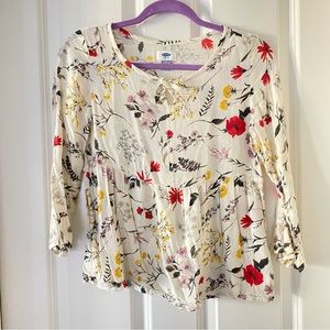 🌸3/$30🌸 Old Navy Girls’ Floral Blouse